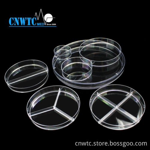 10-Piece Pack of 90mm Petri Dishes with Single Vent - Sealed
